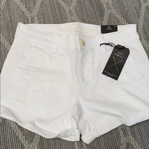American eagle white shorts